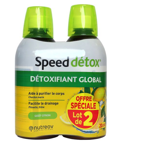 Speed Detox détoxifiant global citron 2x500ml