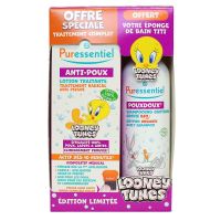 Coffret anti-poux Looney Tunes lotion traitante 100ml + shampoing 200ml