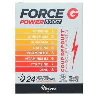 Force G Power Boost énergie physique et mentale 24 comprimés