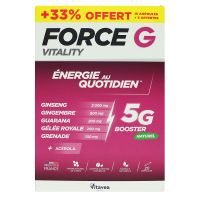 Force G Vitality énergie au quotidien 5G 20 ampoules