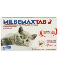 Milbemax Tab chaton chat 0.5 à 2kg