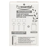 3 recharges diffuseur sans fil ultrasonique Diffuse & Go