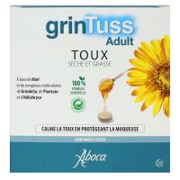 Grintuss Adulte touche sèche et grasse 20 comprimés