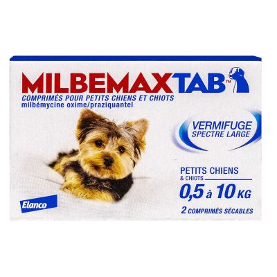 MILBEMAXTAB® Comprimés pelliculés pour petits chats et chatons Tab 2 cps