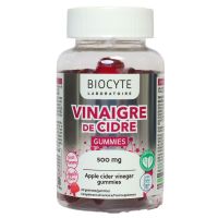 Vinaigre de cidre pommes 500mg 60 gummies