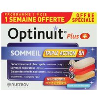 Optinuit Plus+ sommeil triple action 8h 30 comprimés