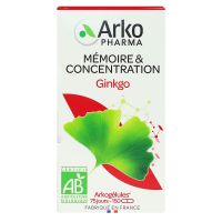 Arkogélules Ginkgo mémoire 150 gélules