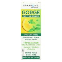 Gorge spray toux et mal de gorge 20ml