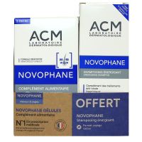 Novophane 180 gélules cheveux et ongles + shampoping offert