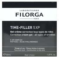 Time-Filler 5XP gel crème jour acide hyaluronique anti-rides peau mixte 50ml