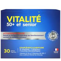 Vitalité 50+ senior activateur de vitalité 30 gélules