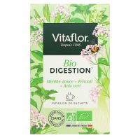 Infusion bio Digestion menthe douce fenouil anis vert 20 sachets