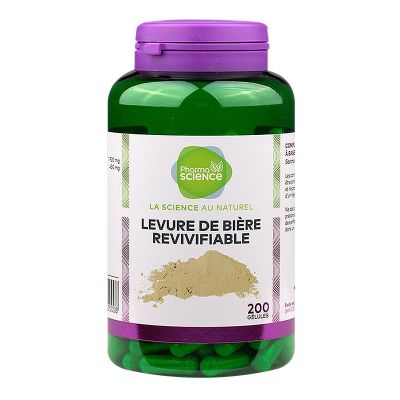 Levure de bière revivifiable boite de 90 - Pharmazon