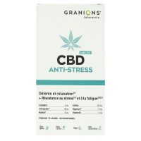 CBD anti-stress propriétés relaxantes 30 comprimés
