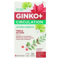 Ginko+ Circulation jambes lourdes 30 comprimés