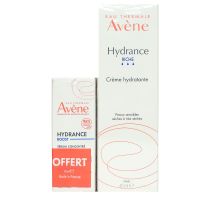 Hydrance crème riche 40ml + Boost Hydrance sérum 10ml offert