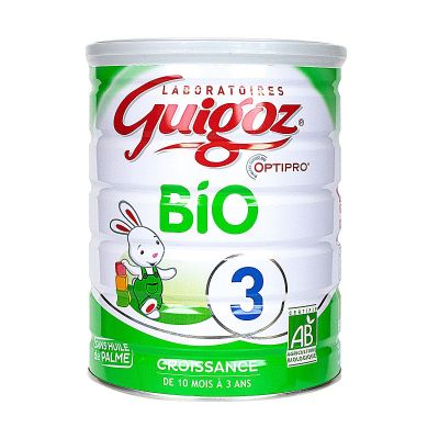 Le lait Croissance Guigoz Bio est un lait de suite destiné aux