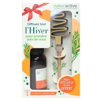 Coffret diffuseur bois et flacon pour diffusion hiver 30ml