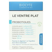 Le Ventre Plat probiotiques favorise la digestion 30 gélules