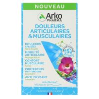 Arkofluides douleurs articulaires et musculaires 20 ampoules