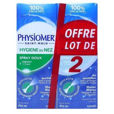 Hygiène du nez spray 2x135ml