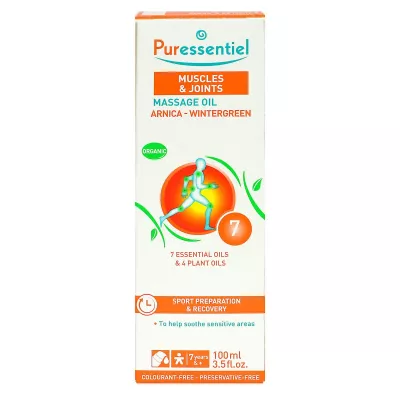 Articulations et muscles huile de massage effort musculaire bio 100ml