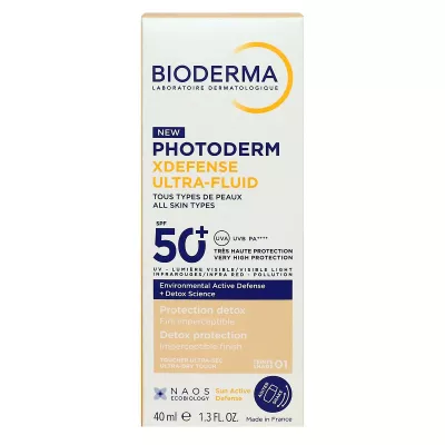 Photoderm Xdefense Ultra-Fluid solaire teinte 1 SPF50+ 40ml