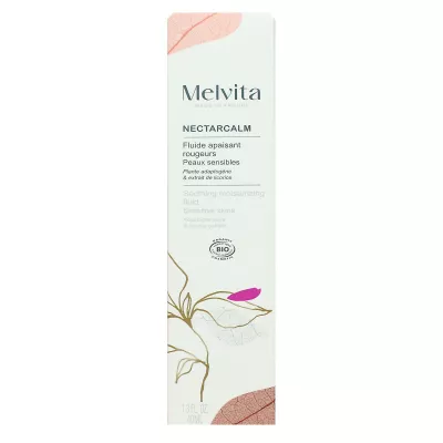 NectarCalm fluide apaisant rougeurs bio visage et cou peau normale 40ml