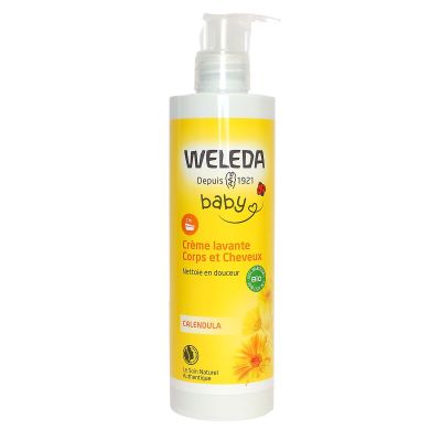 Calendula creme lavante corps et cheveux bébé et enfant 400ml