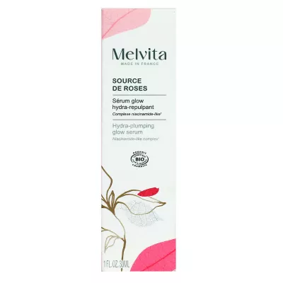 Sources de rose serum Glow Hydra-repulpant bio 30ml
