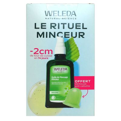 Le Rituel Minceur huile massage 100ml + ventouse anti-cellulite offerte