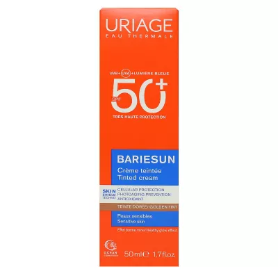 Bariesun crème teintée dorée très haute protection SPF50+ 50ml