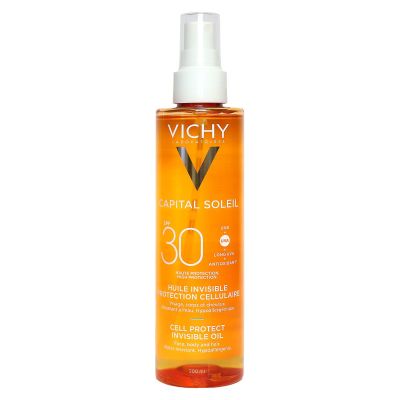 Capital Soleil huile invisible protection cellulaire SPF30 200ml
