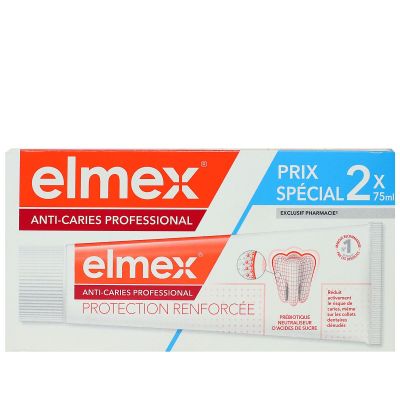 Dentifrice anti-caries Profesionnal spécial 2x75ml