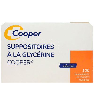 100 suppositoires à la glycérine adulte