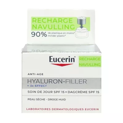 Hyaluron-Filler + 3X Effect soin jour SPF15 peau sèche recharge 50ml