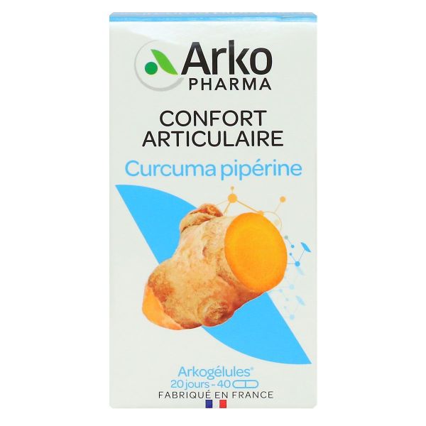 Curcuma piperine bio 40 gélules