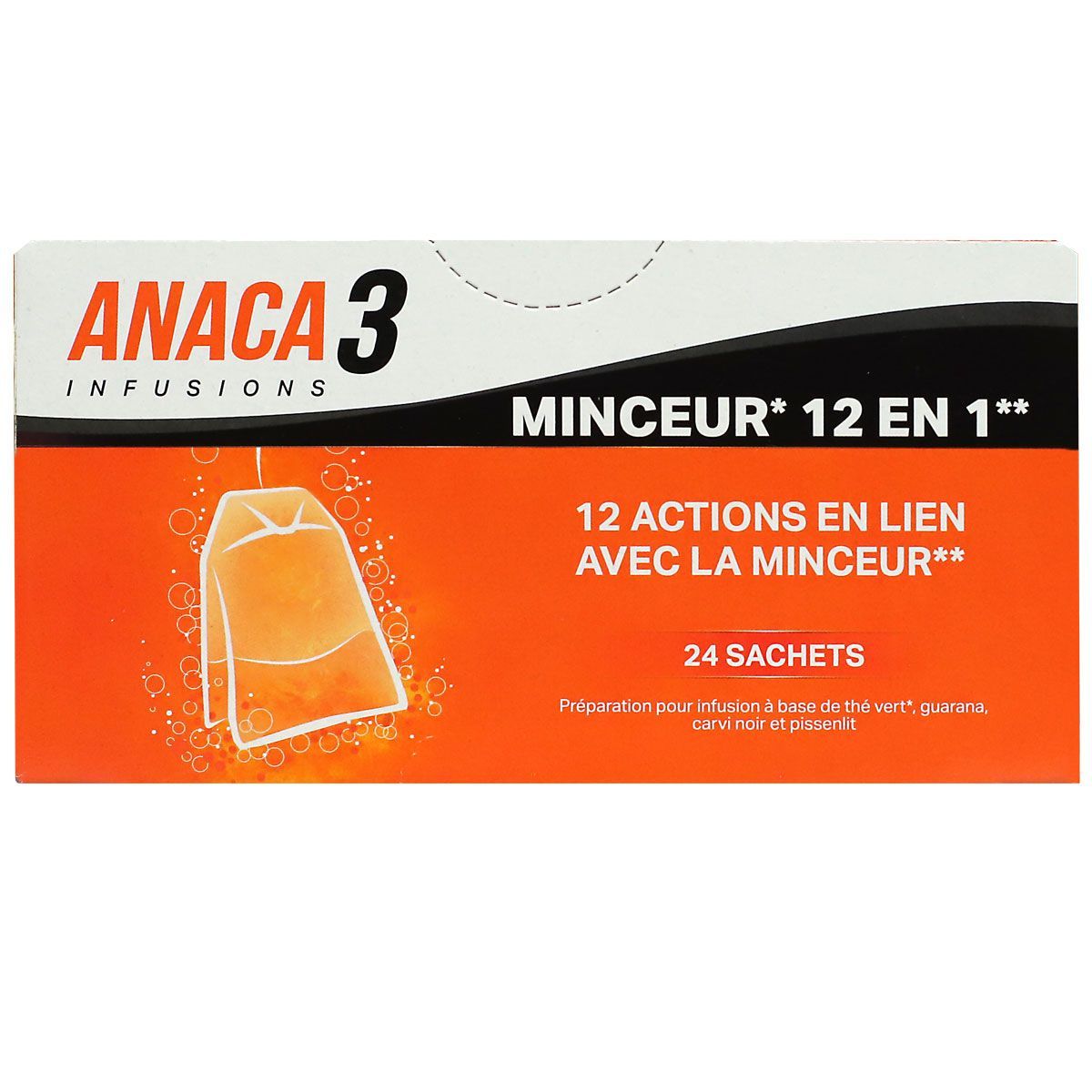 Anaca3 Infusions Minceur 12en1 24 sachets