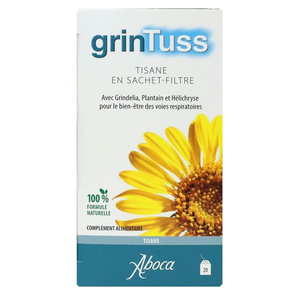 Grintuss ORL tisane voies respiratoires 20 sachets