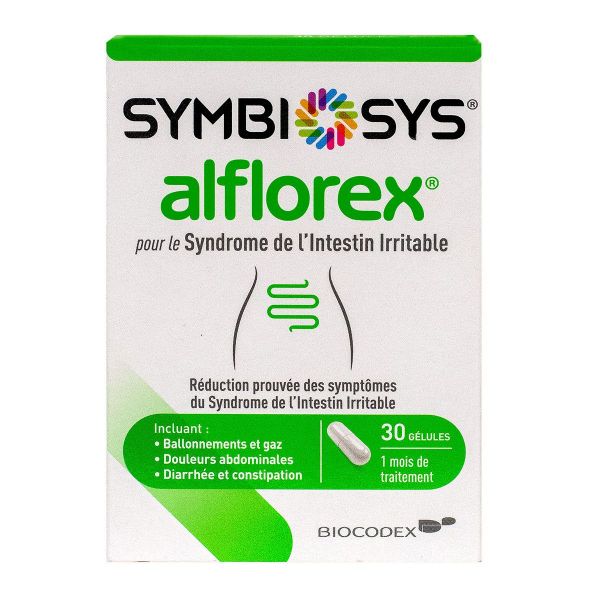 Symbiosys Alflorex syndrome de l'intestin 30 gélules, complément