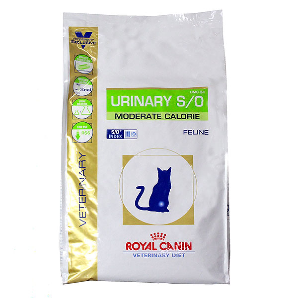 Royal Canin - Croquettes Veterinary Diet Urinary S/O pour Chat - 1,5Kg