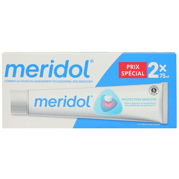 Meridol dentifrice protection gencives 2x75ml