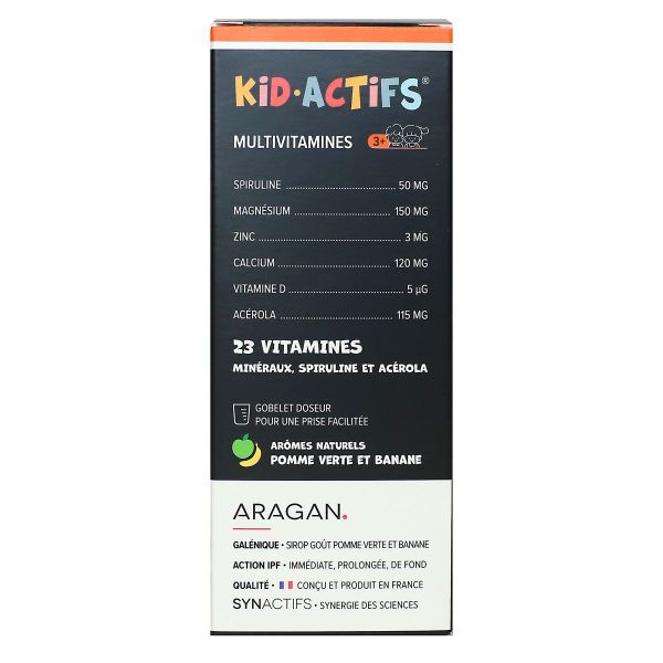 Kids Actifs sirop multivitamines 23 vitamines 125ml