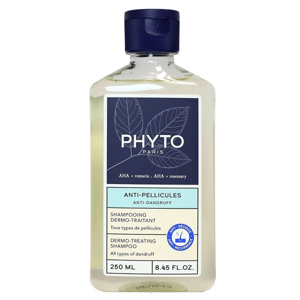 Anti-pellicules shampoing dermo-traitant tous types de pellicules 250ml
