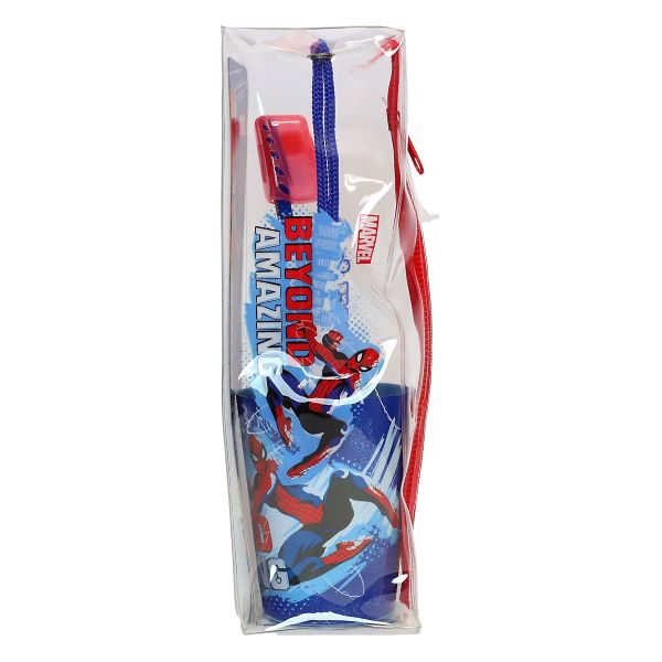 Trousse gobelet brosse à dents dentifrice Spiderman