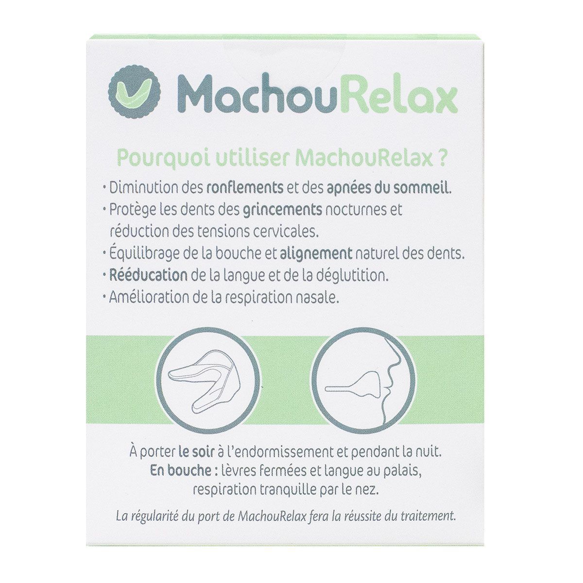 MachouRelax Gouttière Dentaire de Relaxation pour Adulte