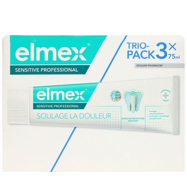 Elmex Sensitive Professional dentifrice 3x75ml