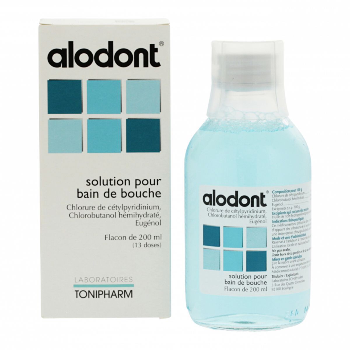 alodont solution pour bain de bouche permet de soigner les infections  buccales