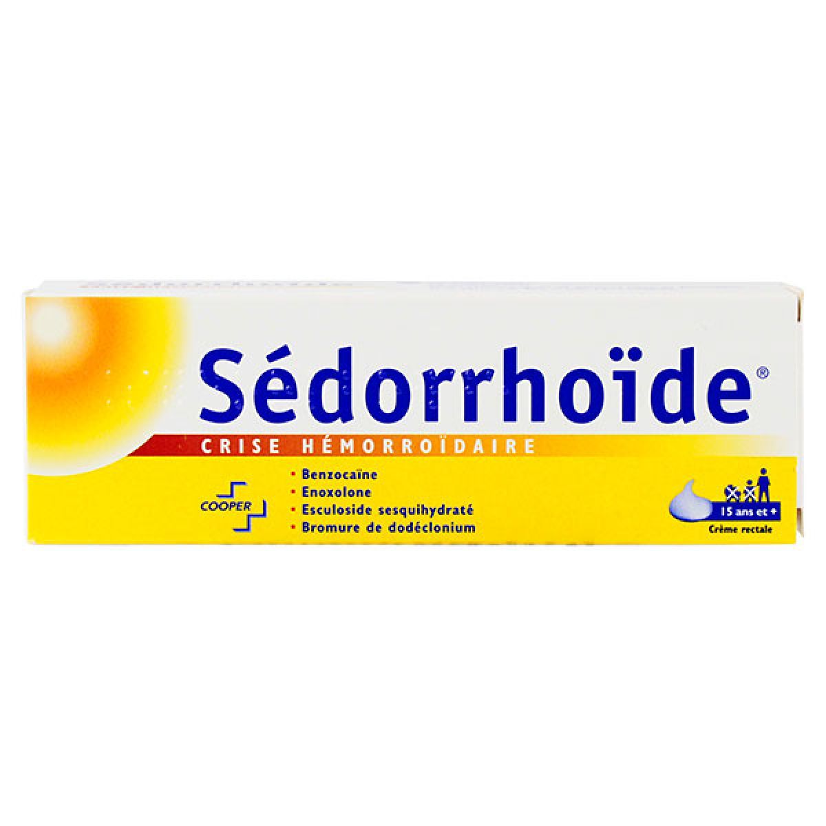 Sedorrhoide crème rectale - Pommade Hemorroides anesthésiante