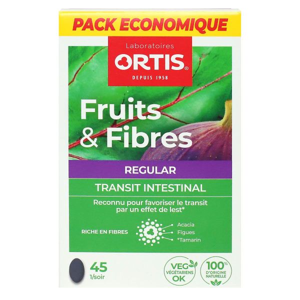 Fruits & Fibres Regular transit intestinal 45 comprimés